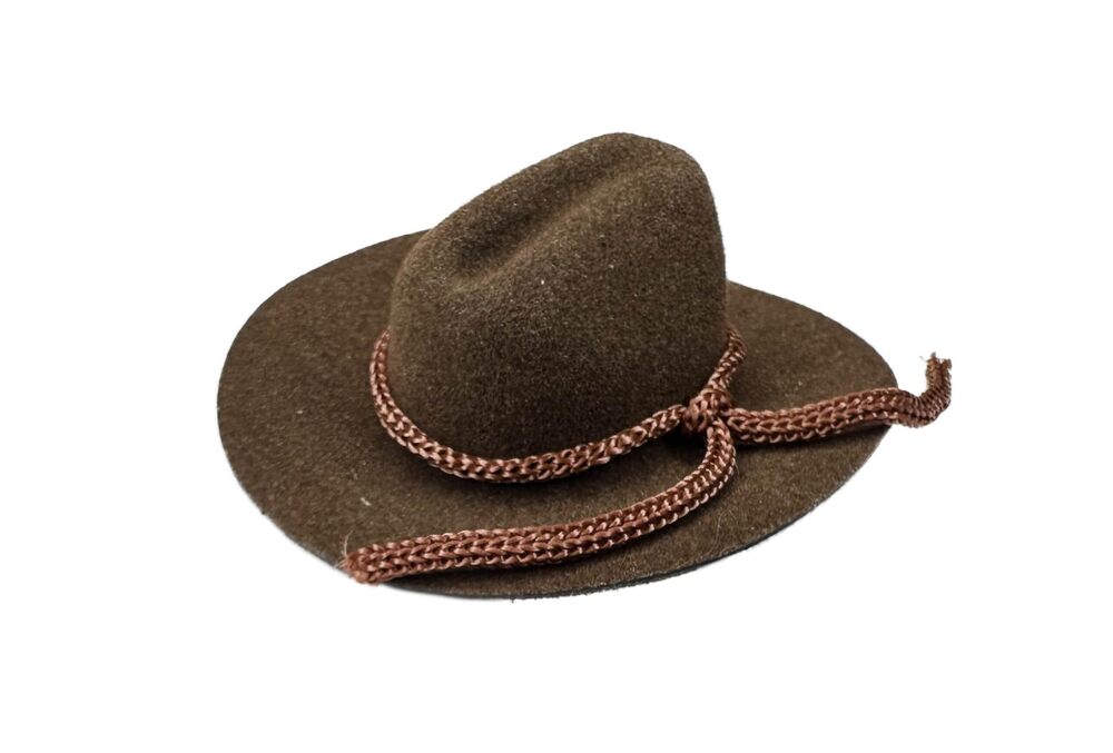 5962 12 Pcs Mini Cowboy Hats - Western Wedding Favors Decoration Brown, 2"